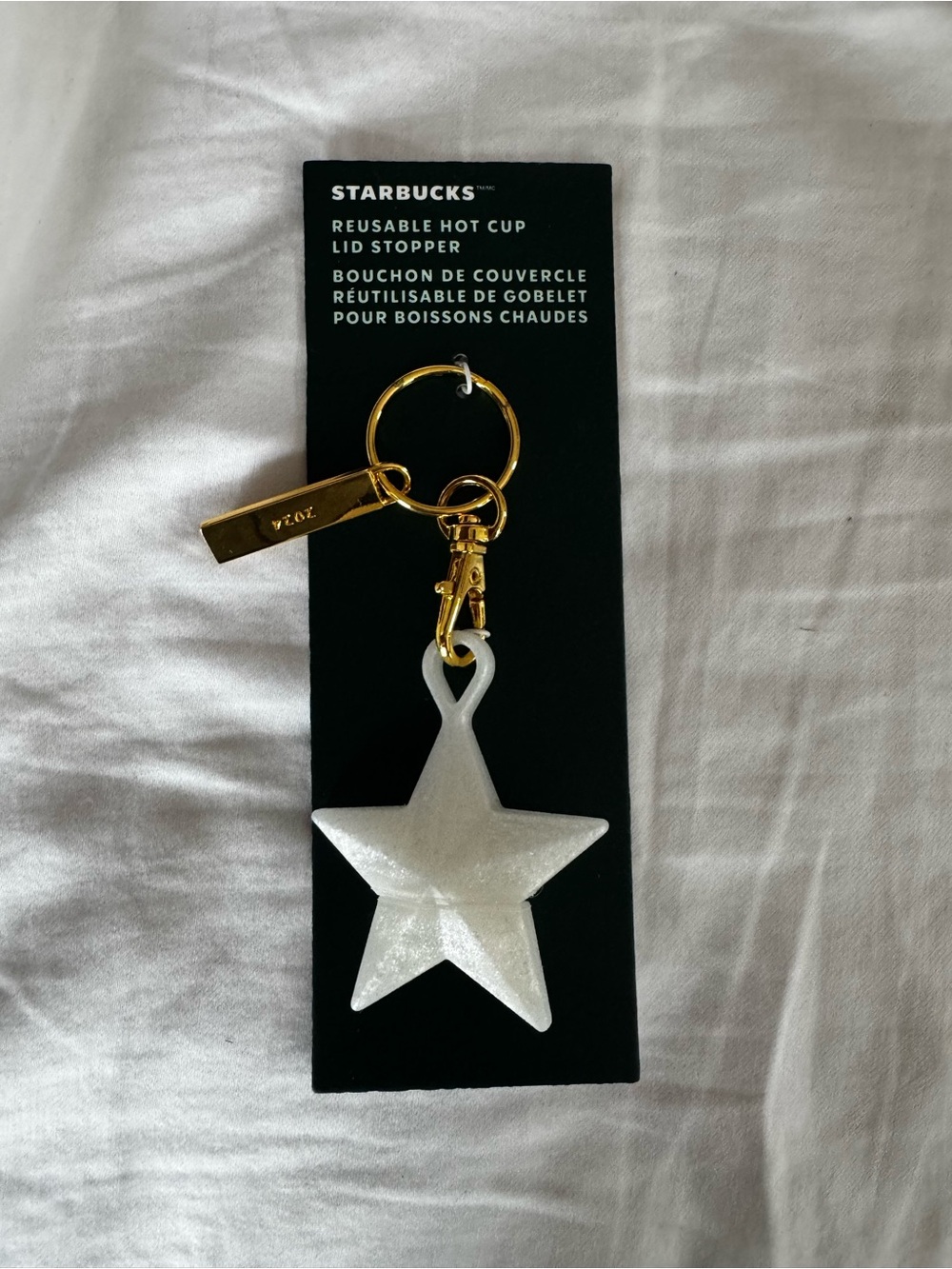 NWT Starbucks Reusable Hot Cup Lid Stopper